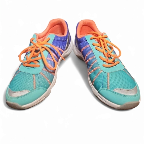 Vionic Women Alliance Comfort Walking Shoe Running Sneaker Sz 7 Blue Teal Orange - Picture 4 of 8